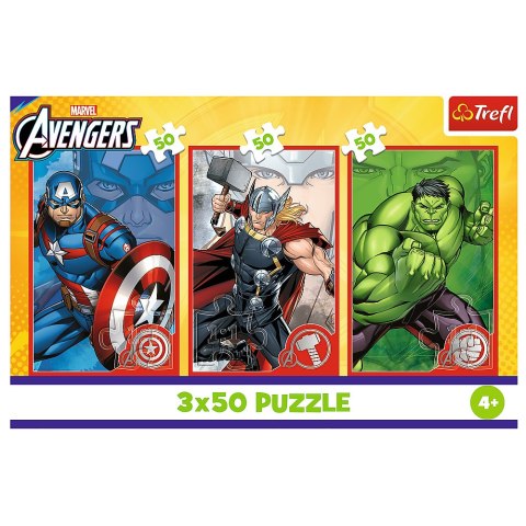 Trefl Puzzle Puzzle - 3x50 - Twój bohater / Disney Marvel The Avengers Trefl 34891 Trefl Puzzle Puzzle - 3x50 - Twój bohater / Disney Marvel The Avengers Trefl 34891