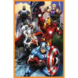 Trefl Puzzle Puzzle - 3x80 - Dni pełne akcji - Disney Marvel The Avengers Trefl 34883
