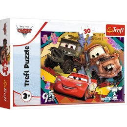 Trefl Puzzle Puzzle - 30 - Rozpędzone samochody - Disney Cars 3 18293