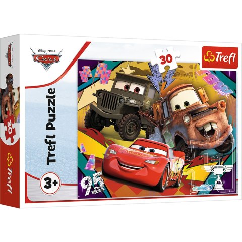 Trefl Puzzle Puzzle - 30 - Rozpędzone samochody - Disney Cars 3 18293 Trefl Puzzle Puzzle - 30 - Rozpędzone samochody - Disney Cars 3 18293