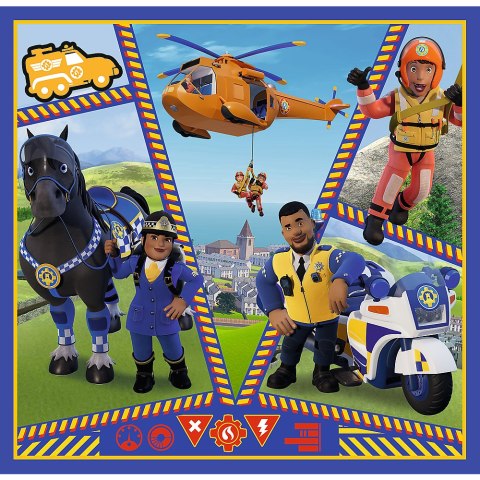 Trefl Puzzle Puzzle "3in1" - Dzień Strażaka Sama Trefl 34868 Trefl Puzzle Puzzle "3in1" - Dzień Strażaka Sama Trefl 34868