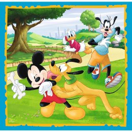 Trefl Puzzle Puzzle - 3w1 - Myszka Miki z przyjaciółmi Trefl 34846
