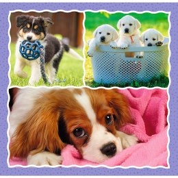 Trefl Puzzle Puzzle - 3w1 - Urocze pieski - Trefl 34854