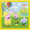 Trefl Puzzle Puzzle - 3w1 - Wesoły dzień Peppy - Peppa Pig Trefl 34849