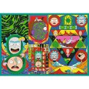Trefl Puzzle Puzzle - 4x250 - Zakręcony świat Ricka i Morty'ego - Warner Rick and Morty Trefl 13338