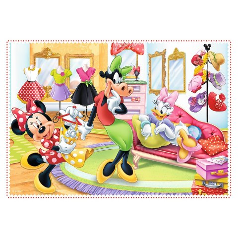 Trefl Puzzle Puzzle - 4w1 (12, 15, 20, 24) - Minnie z przyjaciółmi / Disney Minnie 34355 Trefl Puzzle Puzzle - 4w1 (12, 15, 20, 24) - Minnie z przyjaciółmi / Disney Minnie 34355