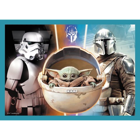 Trefl Puzzle Puzzle - "4w1" - Mandalorian Trefl 34397 Trefl Puzzle Puzzle - "4w1" - Mandalorian Trefl 34397
