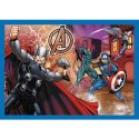 Trefl Puzzle Puzzle - "4w1" - Odważni Avengersi Trefl 34386