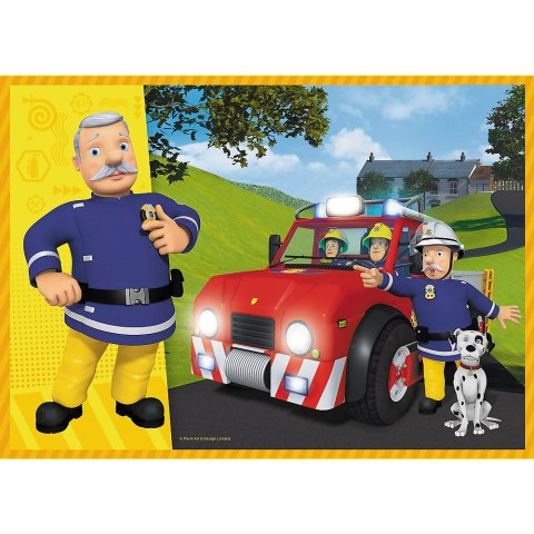 Trefl Puzzle Puzzle - "4w1" - Odważny Strażak Sam Trefl 34387 Trefl Puzzle Puzzle - "4w1" - Odważny Strażak Sam Trefl 34387