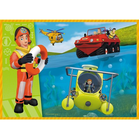 Trefl Puzzle Puzzle - "4w1" - Odważny Strażak Sam Trefl 34387 Trefl Puzzle Puzzle - "4w1" - Odważny Strażak Sam Trefl 34387