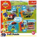 Trefl Puzzle Puzzle - "4w1" - Odważny Strażak Sam Trefl 34387