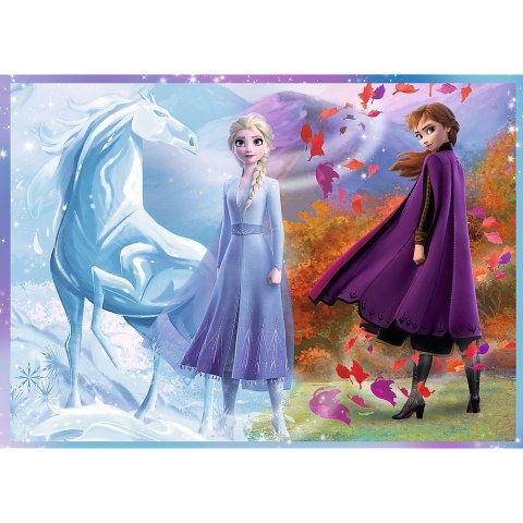 Trefl Puzzle Puzzle - 4w1 - Podróż w nieznane / Disney Frozen Trefl 34323 Trefl Puzzle Puzzle - 4w1 - Podróż w nieznane / Disney Frozen Trefl 34323