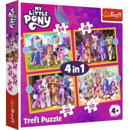 Trefl Puzzle Puzzle - 4w1 - Poznaj kucyki Pony My Little Pony Trefl 34624