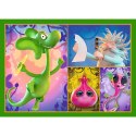 Trefl Puzzle Puzzle - 4w1 Świat Smoka Diplodoka- Human Film Smok Diplodok 34663