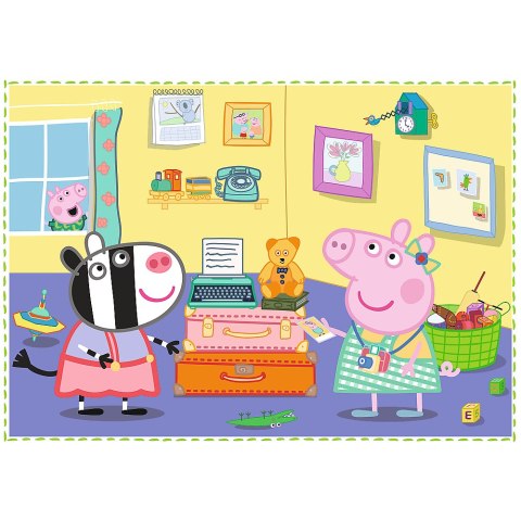 Trefl Puzzle Puzzle - "4w1" - Wspomnienia z wakacji / Peppa Pig Trefl 34359 Trefl Puzzle Puzzle - "4w1" - Wspomnienia z wakacji / Peppa Pig Trefl 34359