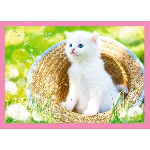 Trefl Puzzle Puzzle - "4w1" - Zabawne kotki Trefl 34396 Trefl Puzzle Puzzle - "4w1" - Zabawne kotki Trefl 34396