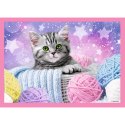 Trefl Puzzle Puzzle - "4w1" - Zabawne kotki Trefl 34396