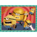 Trefl Puzzle Puzzle - 4w1 - Zwariowane Minionki Trefl 34648