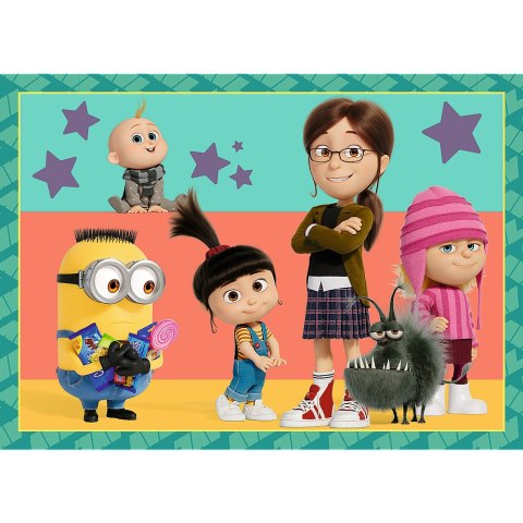 Trefl Puzzle Puzzle - 4w1 - Zwariowane Minionki Trefl 34648 Trefl Puzzle Puzzle - 4w1 - Zwariowane Minionki Trefl 34648