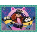 Trefl Puzzle Puzzle - 4w1 - Zwariowane Minionki Trefl 34648