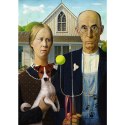 Trefl Puzzle Puzzle - 500 - American Gothic: Psia Edycja Trefl 37526
