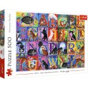 Trefl Puzzle Puzzle - 500 - Koci alfabet Trefl 37527
