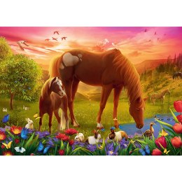 Trefl Puzzle Puzzle - 500 - Konie na łące Trefl 37451