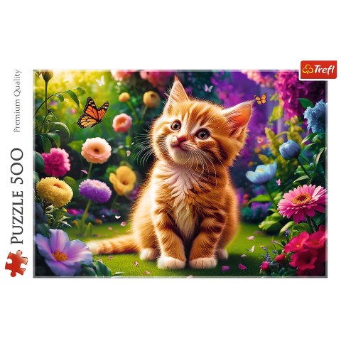 Trefl Puzzle Puzzle - 500 - Uroczy kotek Trefl 37525 Trefl Puzzle Puzzle - 500 - Uroczy kotek Trefl 37525