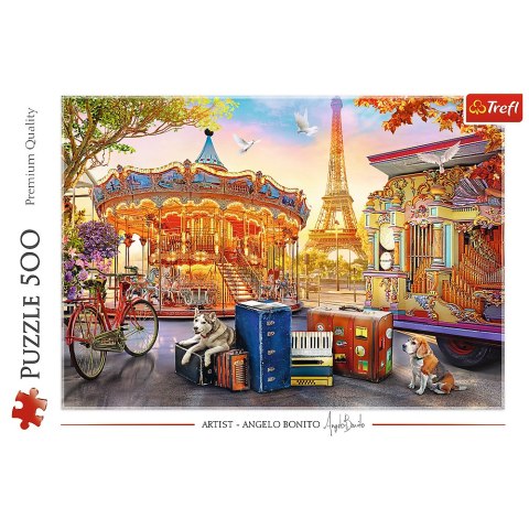 Trefl Puzzle Puzzle - "500" - Wakacje w Paryżu Trefl 37426 Trefl Puzzle Puzzle - "500" - Wakacje w Paryżu Trefl 37426