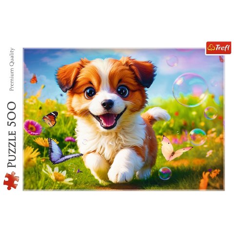Trefl Puzzle Puzzle - 500 - Wesoły piesek Trefl 37524 Trefl Puzzle Puzzle - 500 - Wesoły piesek Trefl 37524