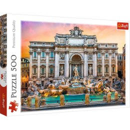 Trefl Puzzle Puzzle 500 el. Fontanna di Trevi, Rzym Trefl 37292