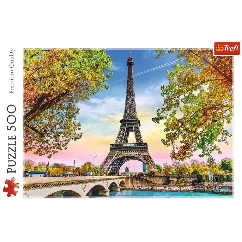 Trefl Puzzle Puzzle 500 el. Romantyczny Paryż Trefl 37330 Trefl Puzzle Puzzle 500 el. Romantyczny Paryż Trefl 37330