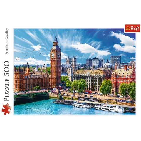 Trefl Puzzle Puzzle 500 el. Słoneczny Londyn - Trefl 37329 Trefl Puzzle Puzzle 500 el. Słoneczny Londyn - Trefl 37329