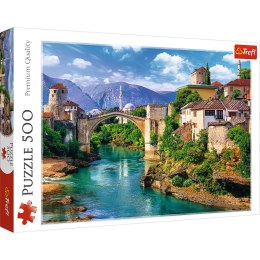 Trefl Puzzle Puzzle 500 el. Stary Most w Mostarze, Bośnia i Hercegowina Trefl 37333