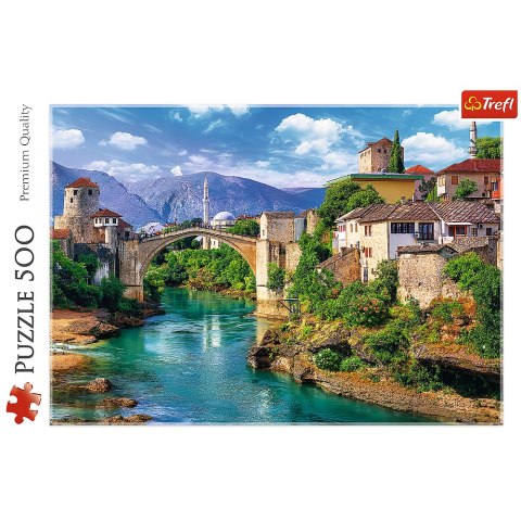Trefl Puzzle Puzzle 500 el. Stary Most w Mostarze, Bośnia i Hercegowina Trefl 37333 Trefl Puzzle Puzzle 500 el. Stary Most w Mostarze, Bośnia i Hercegowina Trefl 37333