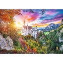 Trefl Puzzle Puzzle 500 el. Widok na zamek Neuschwanstein, Niemcy Trefl 37427