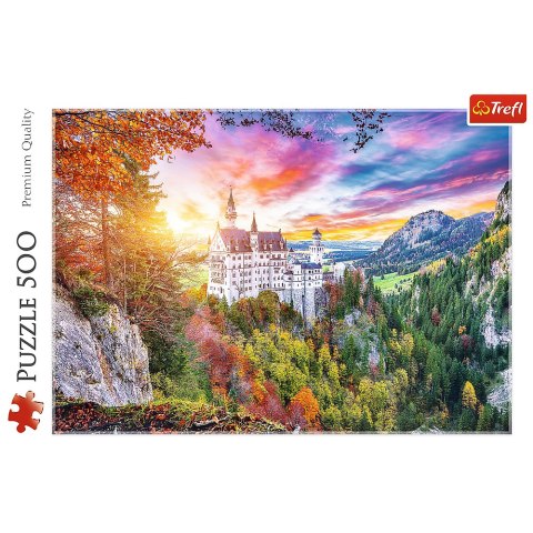 Trefl Puzzle Puzzle 500 el. Widok na zamek Neuschwanstein, Niemcy Trefl 37427 Trefl Puzzle Puzzle 500 el. Widok na zamek Neuschwanstein, Niemcy Trefl 37427