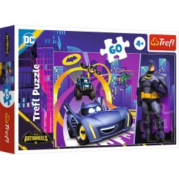 Trefl Puzzle Puzzle - 60 - Batman i jego pojazdy Trefl 17400