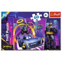 Trefl Puzzle Puzzle - 60 - Batman i jego pojazdy Trefl 17400