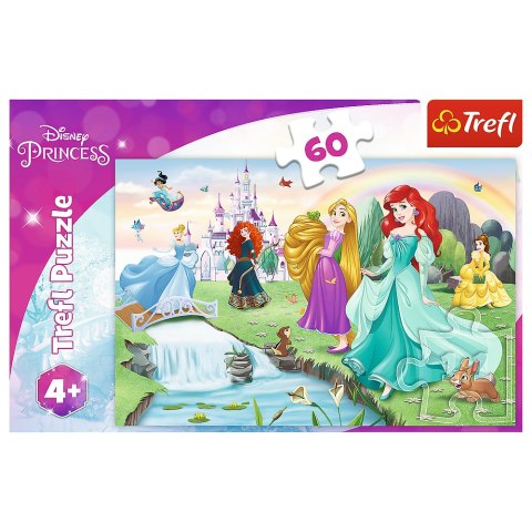 Trefl Puzzle Puzzle - 60 - Poznaj Księżniczki - Disney Princess Trefl 17361 Trefl Puzzle Puzzle - 60 - Poznaj Księżniczki - Disney Princess Trefl 17361