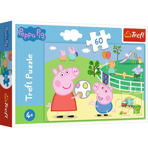 Trefl Puzzle Puzzle - 60 - Zabawy w gronie przyjaciół - Peppa Pig 17356 Trefl Puzzle Puzzle - 60 - Zabawy w gronie przyjaciół - Peppa Pig 17356