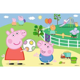 Trefl Puzzle Puzzle - 60 - Zabawy w gronie przyjaciół - Peppa Pig 17356