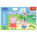 Trefl Puzzle Puzzle - 60 - Zabawy w gronie przyjaciół - Peppa Pig 17356