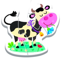 Trefl Puzzle Puzzle - Baby Classic - Na farmie - KAZSTUDIO SA Bobaski i Miś 36127