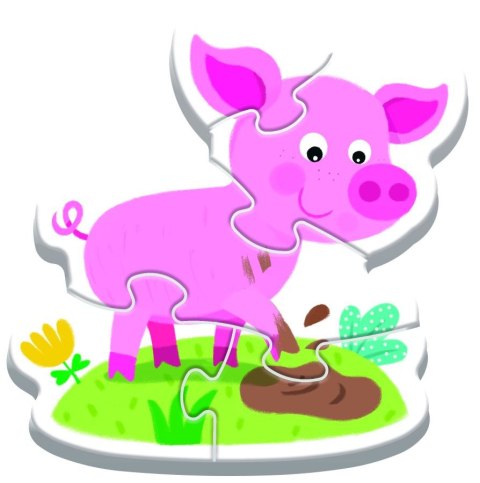 Trefl Puzzle Puzzle - Baby Classic - Na farmie - KAZSTUDIO SA Bobaski i Miś 36127 Trefl Puzzle Puzzle - Baby Classic - Na farmie - KAZSTUDIO SA Bobaski i Miś 36127