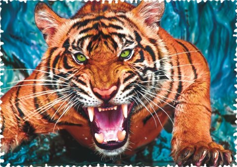 Trefl Puzzle Puzzle Crazy Shapes 600 el. Oko w oko z tygrysem Trefl 11110 Trefl Puzzle Puzzle Crazy Shapes 600 el. Oko w oko z tygrysem Trefl 11110