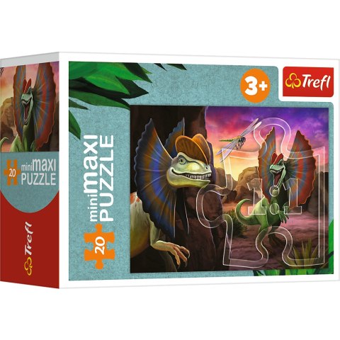 Trefl Puzzle Puzzle - miniMaxi - Poznaj świat dinozaurów - Trefl 56036 Trefl Puzzle Puzzle - miniMaxi - Poznaj świat dinozaurów - Trefl 56036