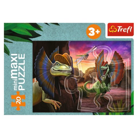 Trefl Puzzle Puzzle - miniMaxi - Poznaj świat dinozaurów - Trefl 56036 Trefl Puzzle Puzzle - miniMaxi - Poznaj świat dinozaurów - Trefl 56036