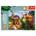 Trefl Puzzle Puzzle - miniMaxi - Poznaj świat dinozaurów - Trefl 56036