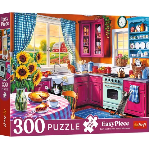 Trefl Puzzle Puzzles - 300 EasyPiece - Poranek w kuchniFSC Mix 70% 23102 Trefl Puzzle Puzzles - 300 EasyPiece - Poranek w kuchniFSC Mix 70% 23102
